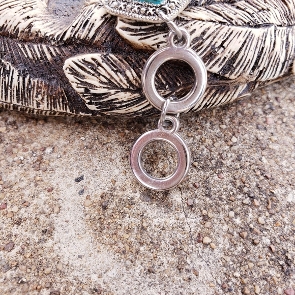 Turquoise gemstone bracelet - Picture 6 of 7